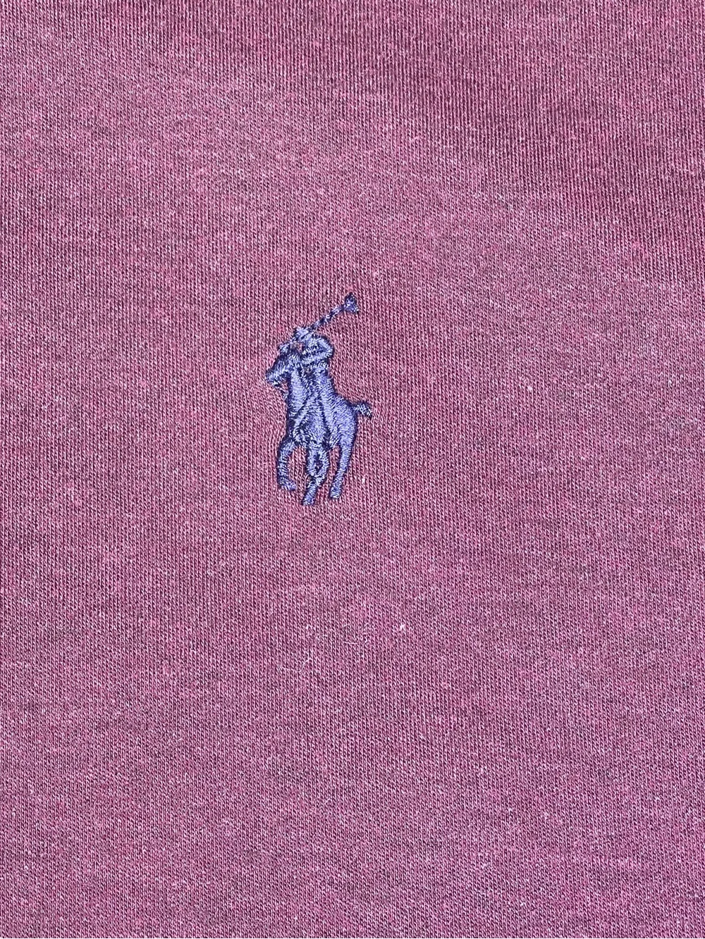 Ralph Lauren Men’s XXL Custom Slim Fit Polo Shirt Deep Burgundy Navy Pony